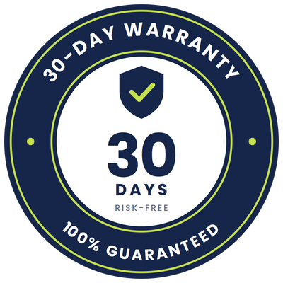 30 Day Warranty Guarantee